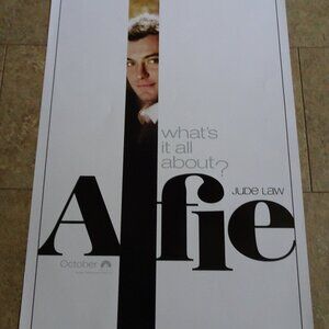 Alfie - Movie Poster with Jude Law as Alfie - Advance - White